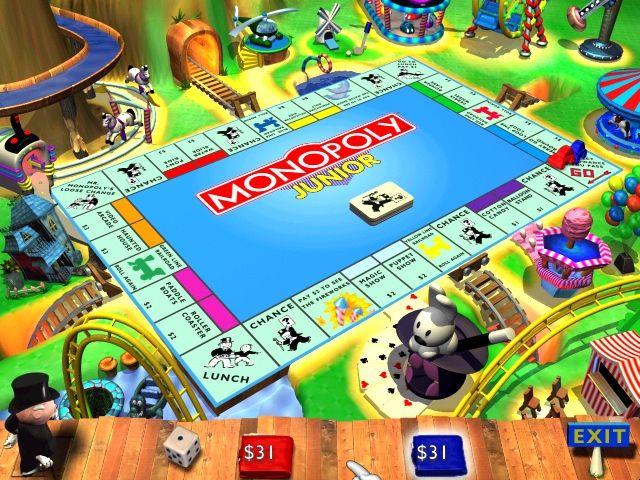 Monopoly Junior (Windows) screenshot: Starting a game