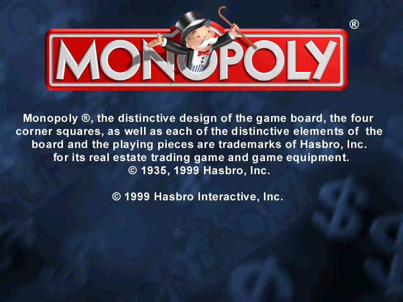 Monopoly (Windows) screenshot: It's Monopoly