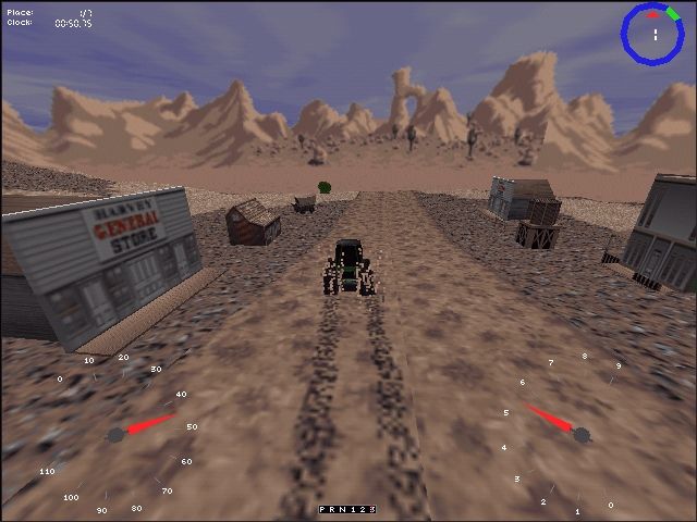 Monster Truck Madness (Windows) screenshot: Ghost Town