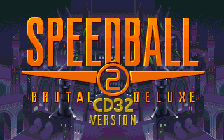 Speedball 2: Brutal Deluxe (Amiga CD32) screenshot: Title screen
