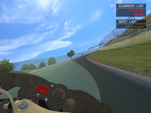 MotoGP 2 (Windows) screenshot: Camera view