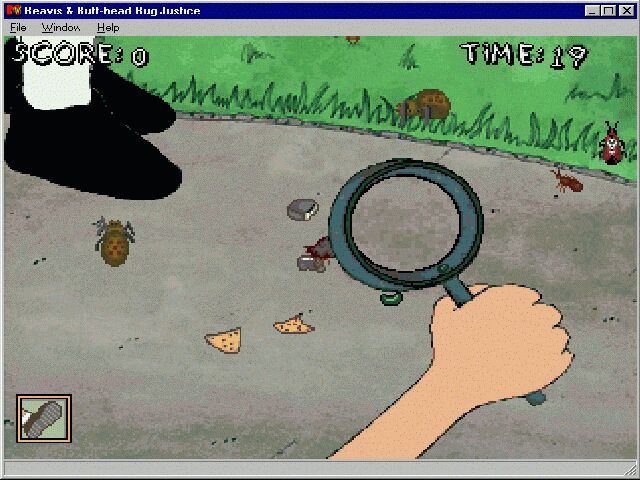 MTV's Beavis and Butt-Head: Little Thingies (Windows) screenshot: Bug Justice