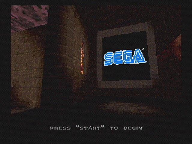 Quake (SEGA Saturn) screenshot: Sega Intro Screen