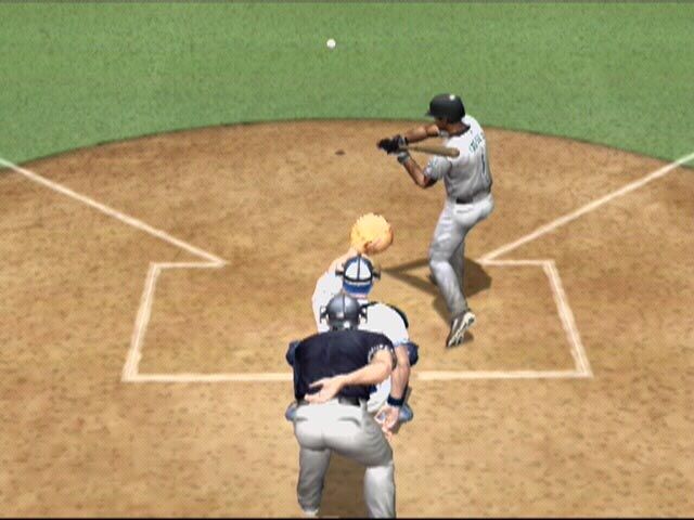 MVP Baseball 2004 (Xbox) screenshot: Instant replay showing my third straight strike.