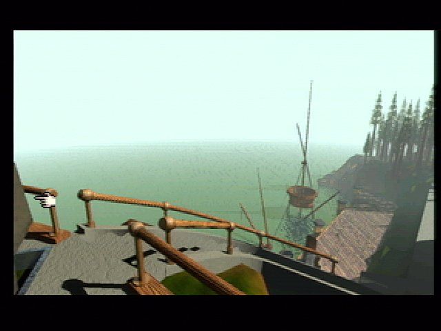 Myst (Jaguar) screenshot: I think this game was the basis for the movie "Castaway"