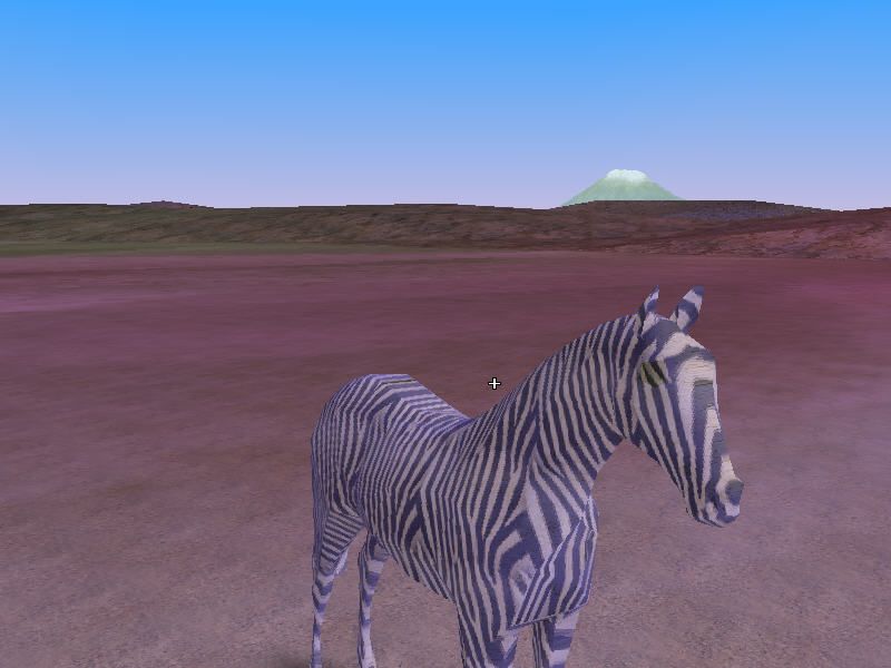 MusicVR Episode 1: Tr3s Lunas (Windows) screenshot: Petrified zebra