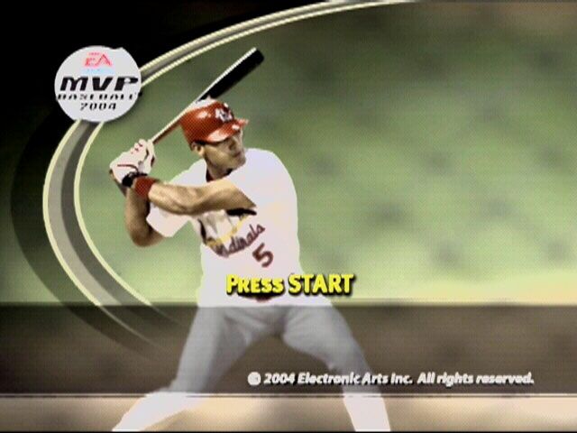 MVP Baseball 2004 (Xbox) screenshot: Title screen.