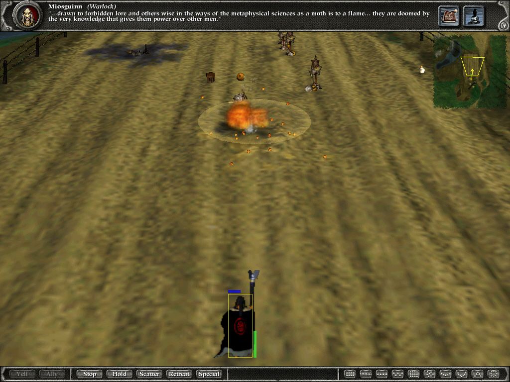 Myth II: Soulblighter (Windows) screenshot: Tutorial.