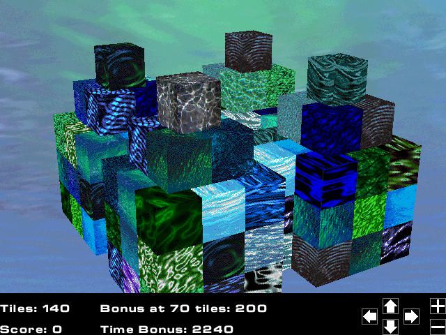 Nahan: The Ultimate 3D Puzzle Game (Windows) screenshot: Cube fort mode