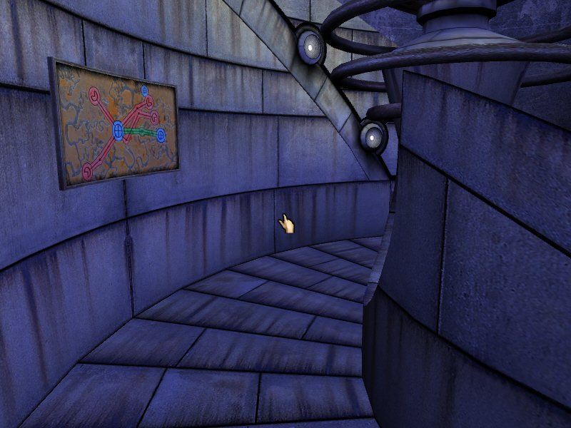 Myst V: End of Ages (Windows) screenshot: A passage leading below