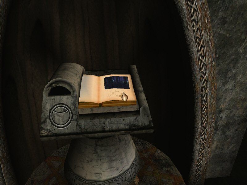 Myst V: End of Ages (Windows) screenshot: A Linking Book