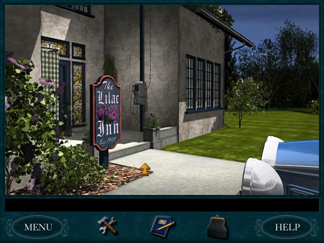 Nancy Drew: Secret of the Old Clock (Windows) screenshot: Arrival at the Lilac Inn