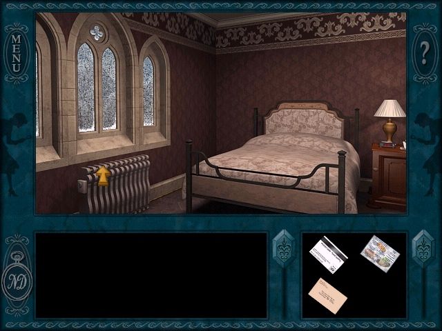 Nancy Drew: Treasure in the Royal Tower (Windows) screenshot: Nancy's bedroom - where it all starts