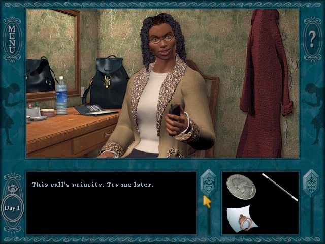 Nancy Drew: The Final Scene (Windows) screenshot: Simone Mueller, an agent with her own agenda