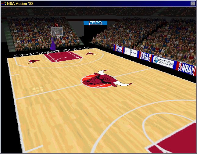 NBA Action 98 (Windows) screenshot: Home of the Bulls (window)