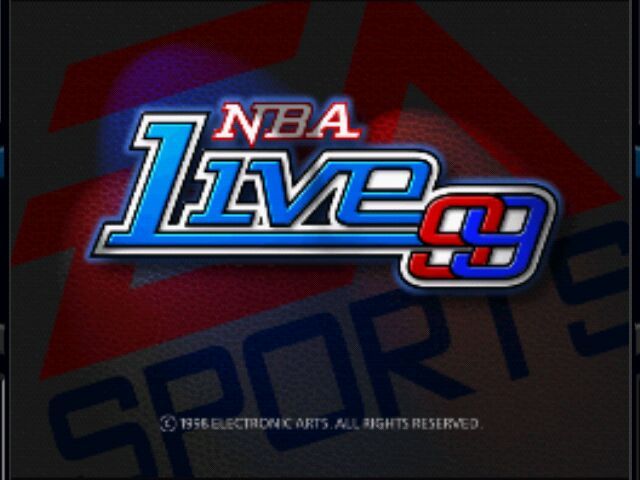 NBA Live 99 (Windows) screenshot: Title screen