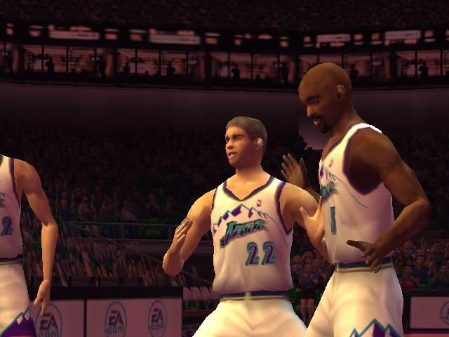 NBA Live 2001 (Windows) screenshot: Animation before the game