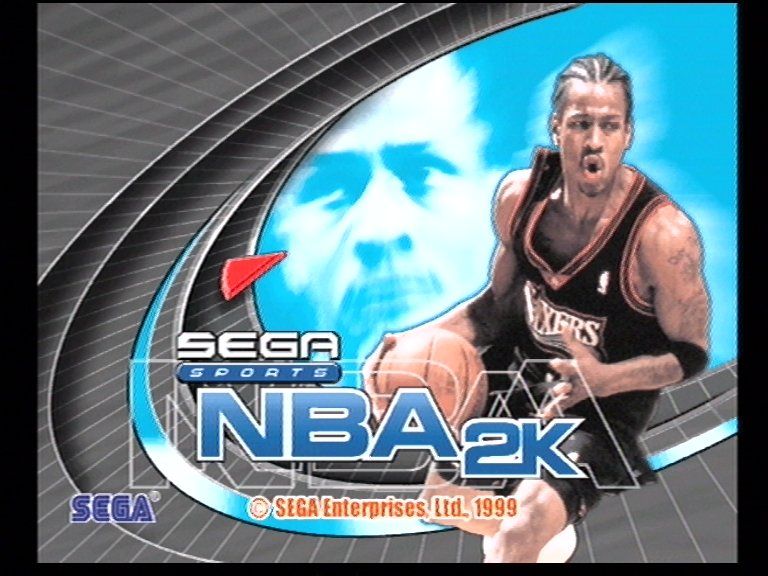 NBA 2K (Dreamcast) screenshot: Title Screen