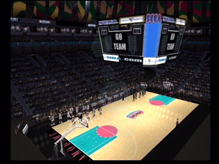 NBA 2K (Dreamcast) screenshot: Pre-match 2