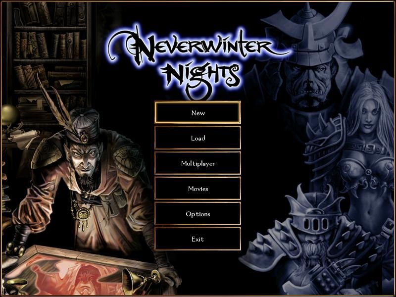 Neverwinter Nights (Windows) screenshot: Title screen