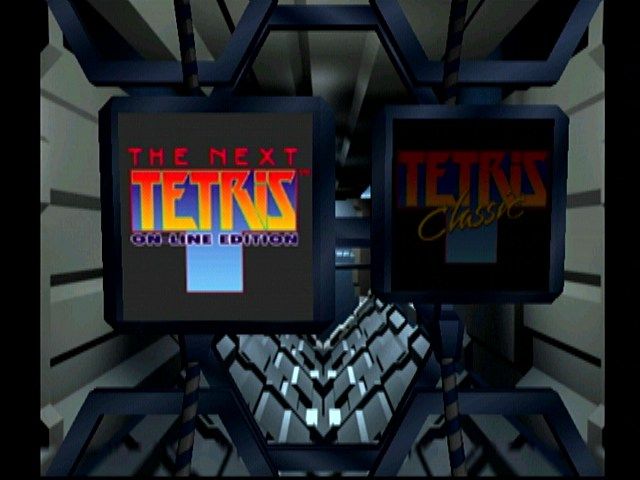 The Next Tetris: On-Line Edition (Dreamcast) screenshot: There are two game choices.