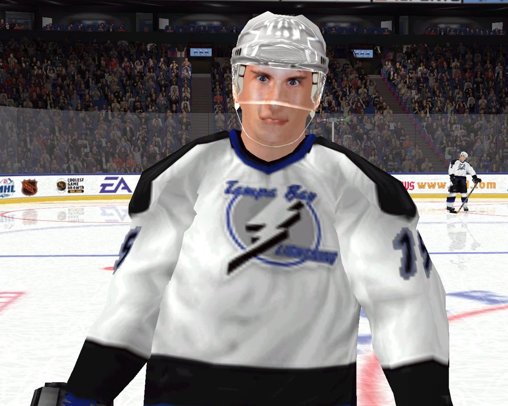 NHL 2001 (Windows) screenshot: A Tampa player
