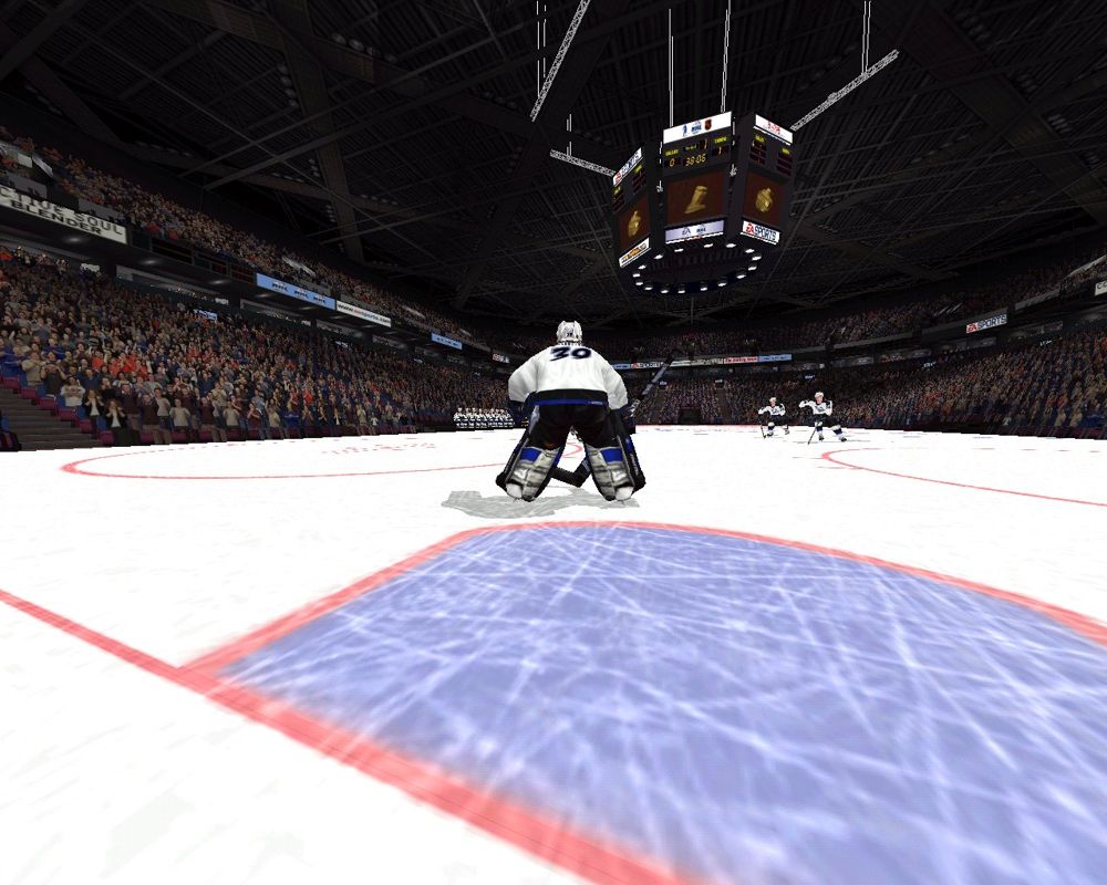 NHL 2001 (Windows) screenshot: One of many ways to watch the replays.