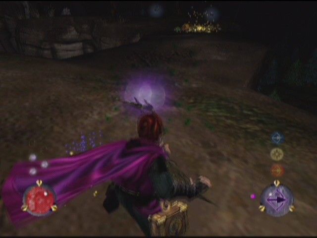 Nightcaster: Defeat the Darkness (Xbox) screenshot: Close-up of Dark Wizard Arran.
