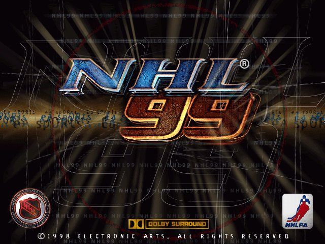 NHL 99 (Windows) screenshot: Title Screen