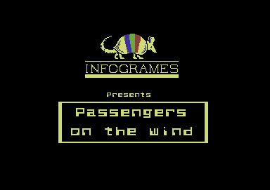 Passengers on the Wind (Commodore 64) screenshot: Loading screen