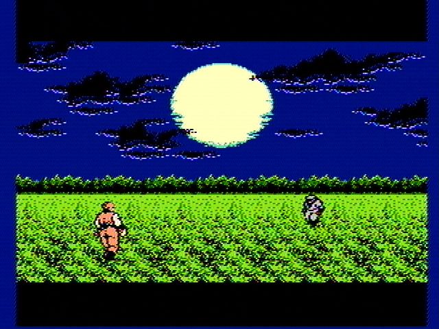 Ninja Gaiden (NES) screenshot: The opening sequence