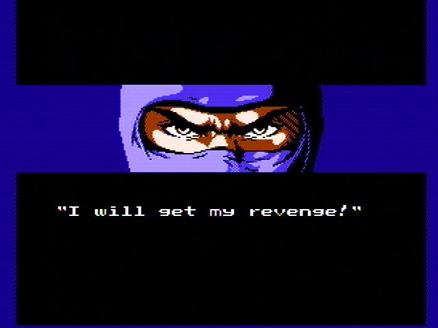 Ninja Gaiden (NES) screenshot: The end of the opening sequence