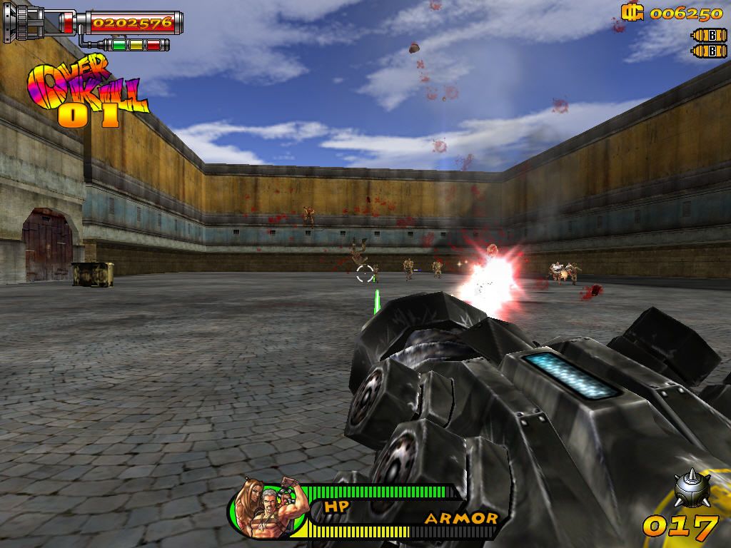 Nitro Family (Windows) screenshot: The Grenade Launcher purchased from Lisa.