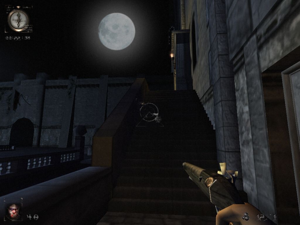 Nosferatu: The Wrath of Malachi (Windows) screenshot: The flintlock is a one-shot death for most of the ugly creatures.