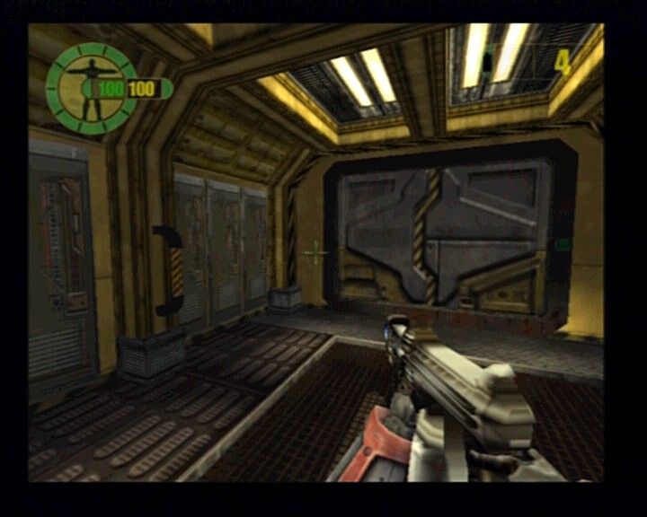 Red Faction (PlayStation 2) screenshot: Ready to test the flamethrower.