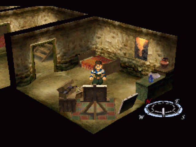 Xenogears (PlayStation) screenshot: Starting the game