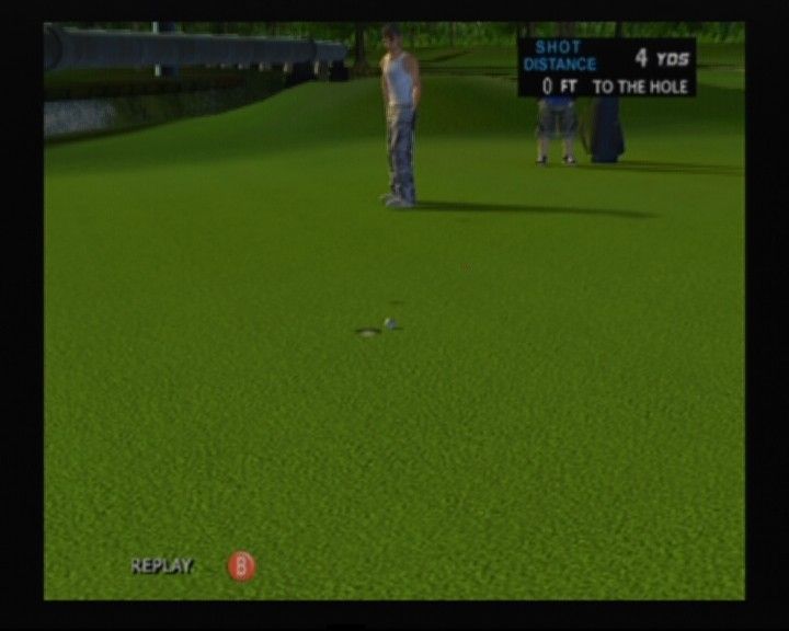 Outlaw Golf (GameCube) screenshot: Now this is called having a really bad day