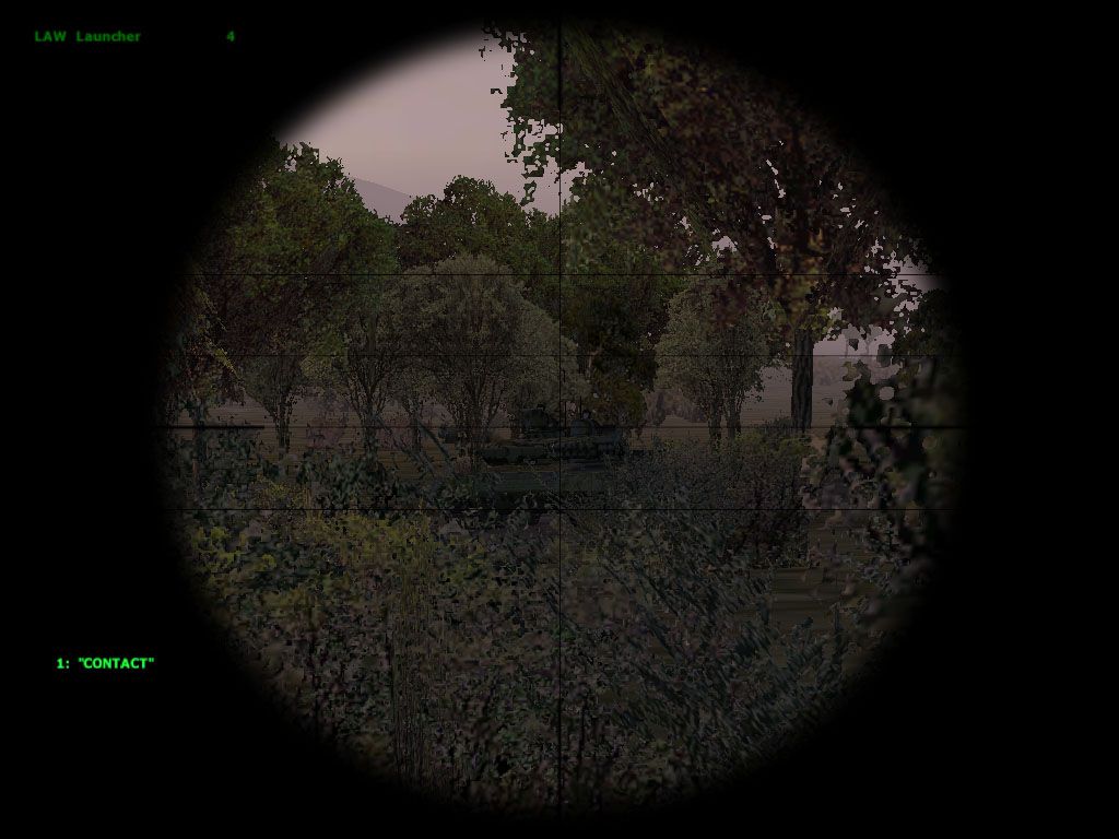 Operation Flashpoint: Cold War Crisis (Windows) screenshot: Find the tank.