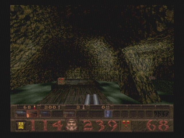 Quake (SEGA Saturn) screenshot: I hate going under the water.