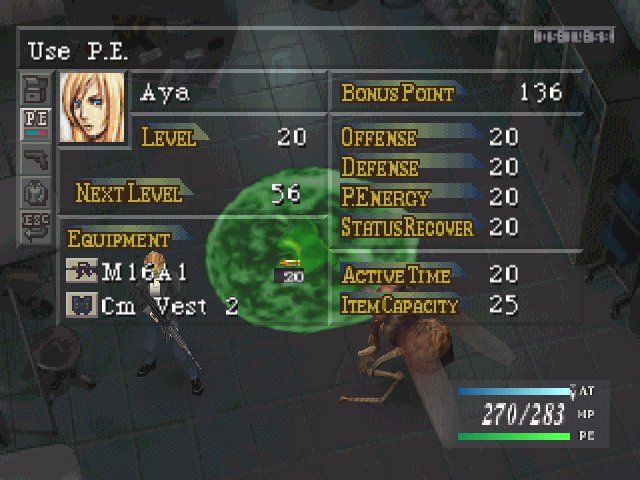 Day 1  Parasite Eve Screenshots