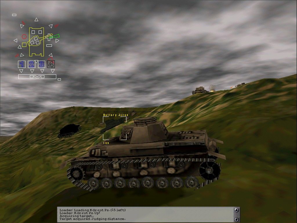 Panzer Elite: Special Edition (Windows) screenshot: Maneuvering around Lee
