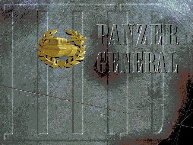 Panzer General II (Windows) screenshot: Title screen (German version)