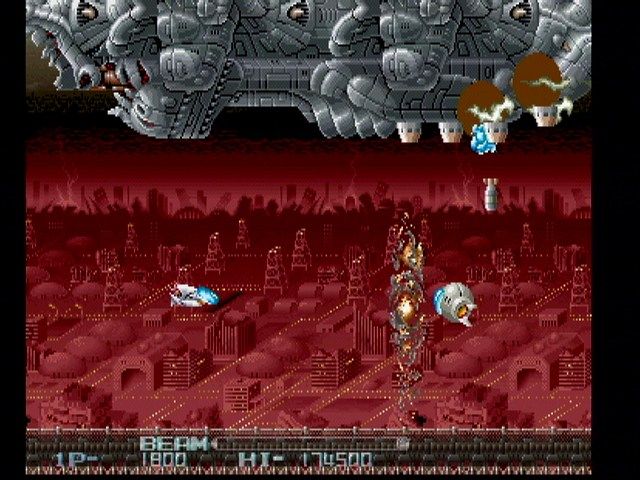 R-Types (PlayStation) screenshot: R-Type 2 Stage 3