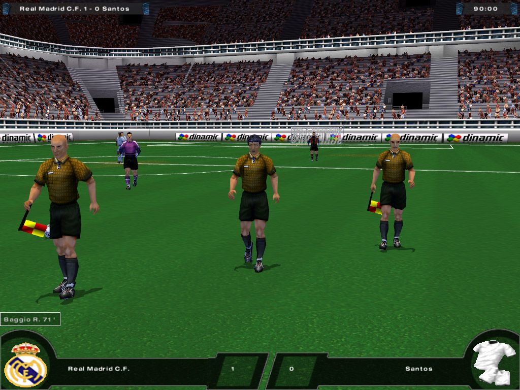 PC Fútbol 2001 (Windows) screenshot: End of match