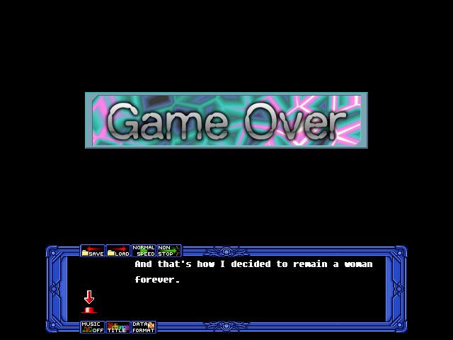 X-Change (Windows) screenshot: Talk about game over man...