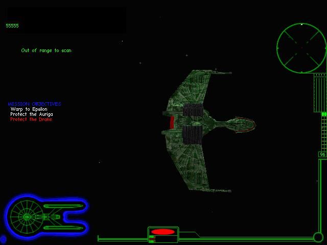 Star Trek: Starfleet Academy (Windows) screenshot: A close look at the enemy