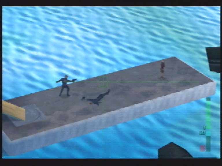 Perfect Dark (Nintendo 64) screenshot: Sniped!