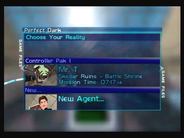 Perfect Dark (Nintendo 64) screenshot: I pity the fool who don't play Perfect Dark.