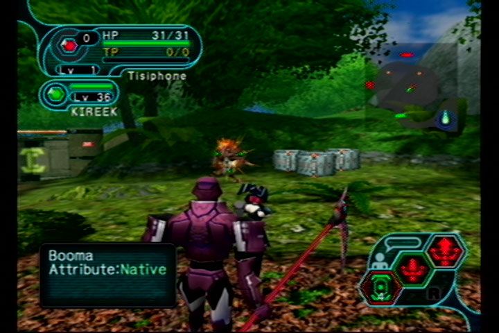 Phantasy Star Online: Episode I & II (GameCube) screenshot: On the planet surface