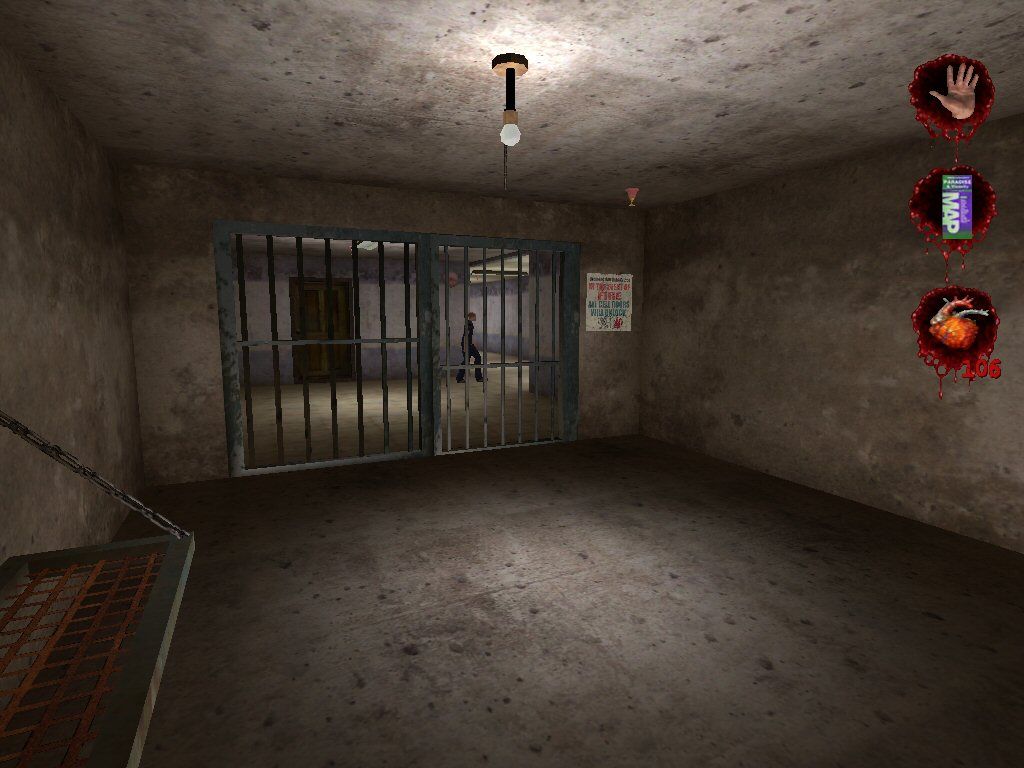 Postal² (Windows) screenshot: See? Now I'm in jail.